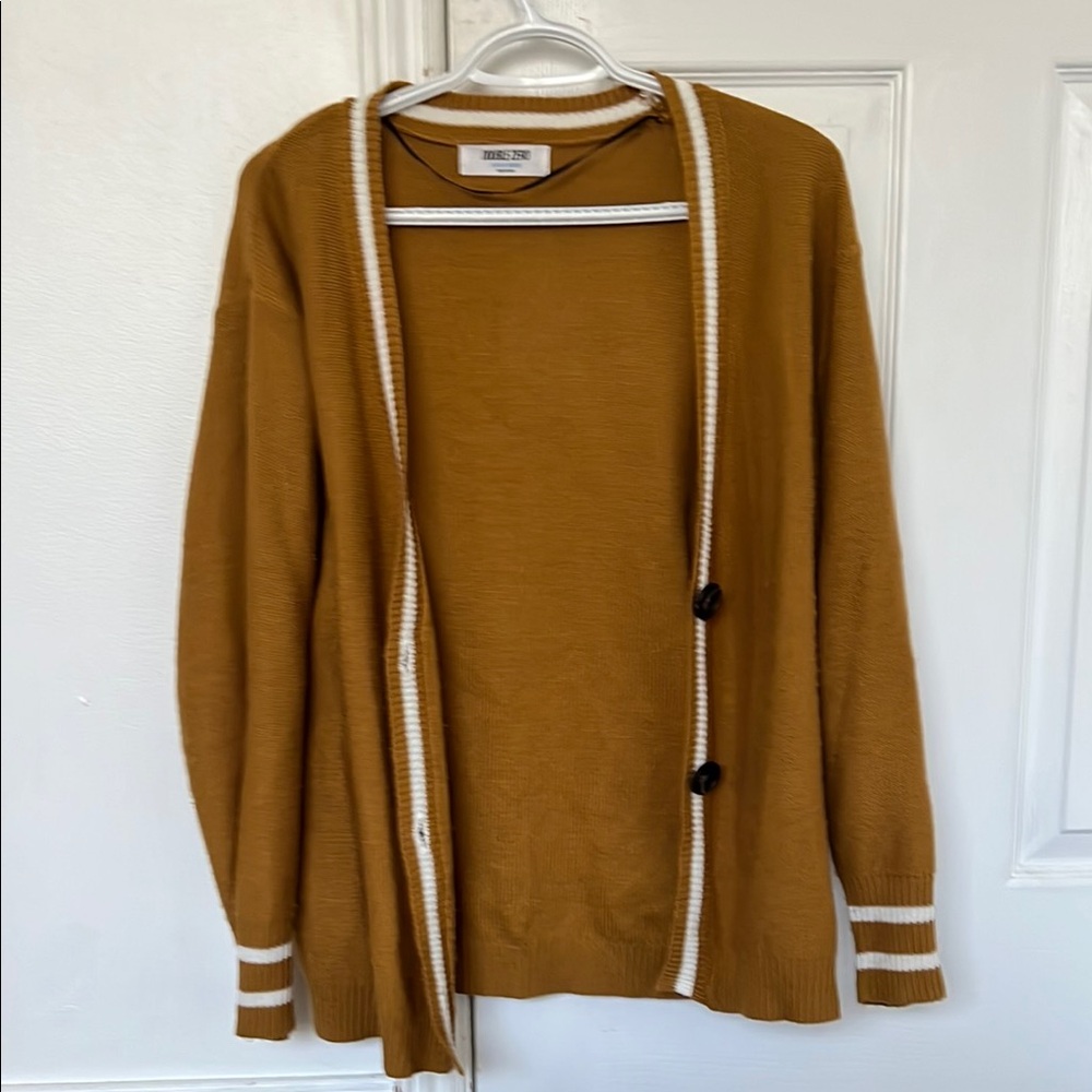 Double Zero Mustard Cardigan